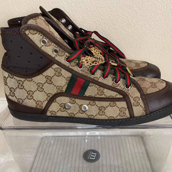 🚨SOLD🚨Custom Gucci Size 11 High Top Men Shoes - Picture 12 of 16